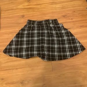 Black and white skirt